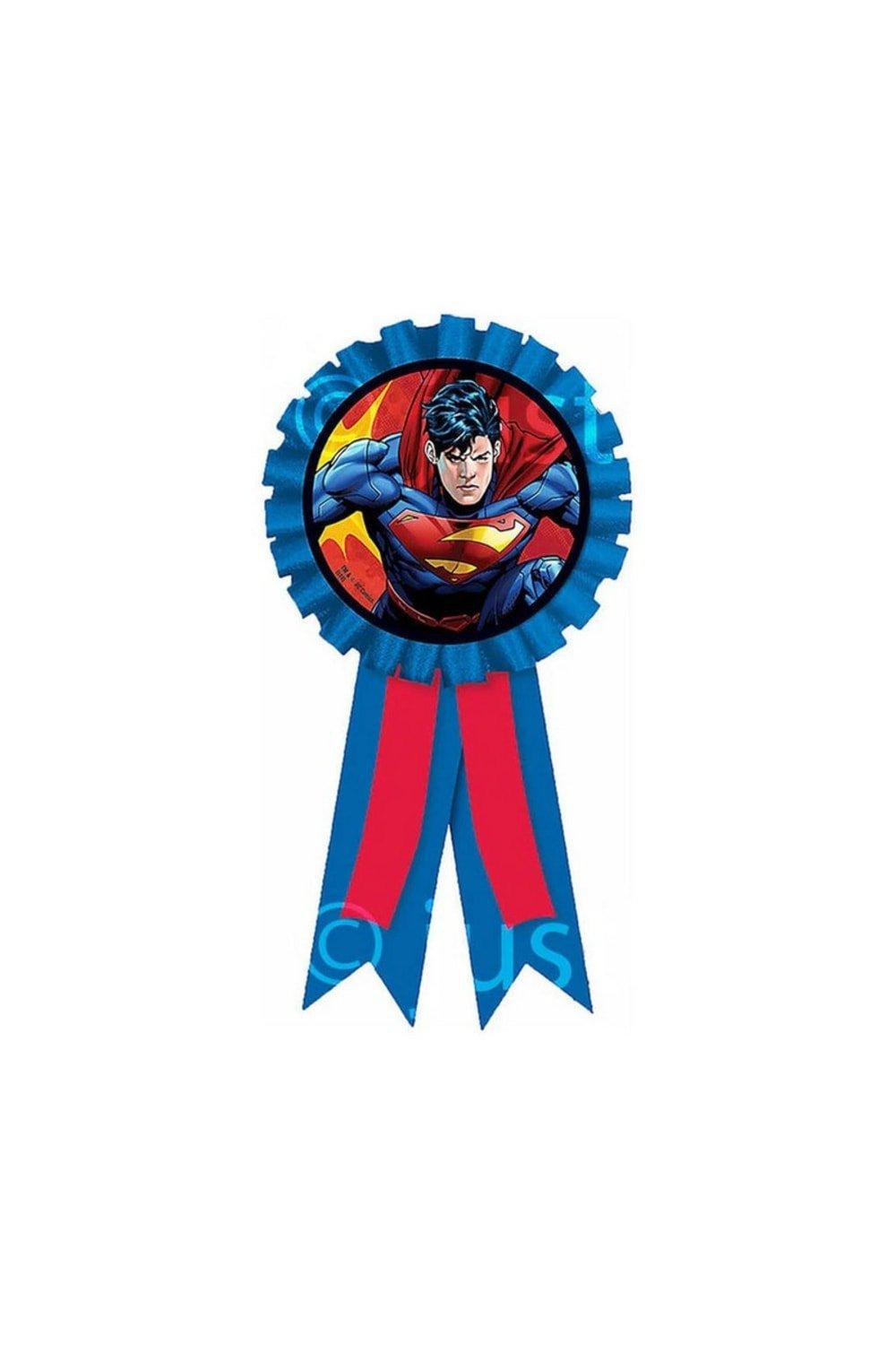 Superhero Birthday Award Ribbon